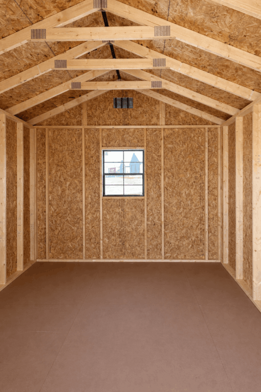 10'x12' Economy Ranch Gable Wood Shed