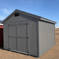10'x12' Economy Ranch Gable Wood Shed