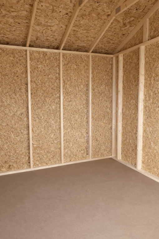 10'x12' Economy Ranch Gable Wood Shed