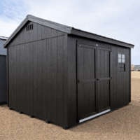 10'x12' Economy Ranch Gable Wood Shed