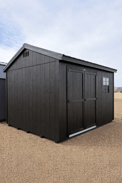 10'x12' Economy Ranch Gable Wood Shed