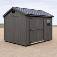 10'x12' Economy Ranch Gable Wood Shed