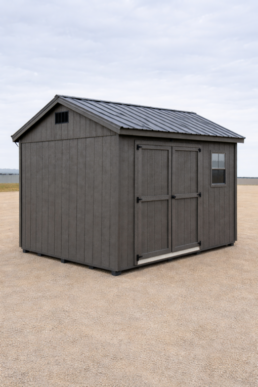 10'x12' Economy Ranch Gable Wood Shed