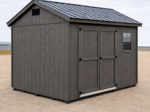 10'x12' Economy Ranch Gable Wood Shed