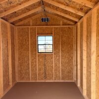 8'x12' Economy Ranch Gable Wood Shed