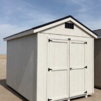 8'x12' Economy Ranch Gable Wood Shed