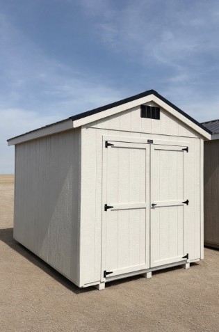 8'x12' Economy Ranch Gable Wood Shed