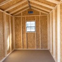 8'x12' Economy Ranch Gable Wood Shed