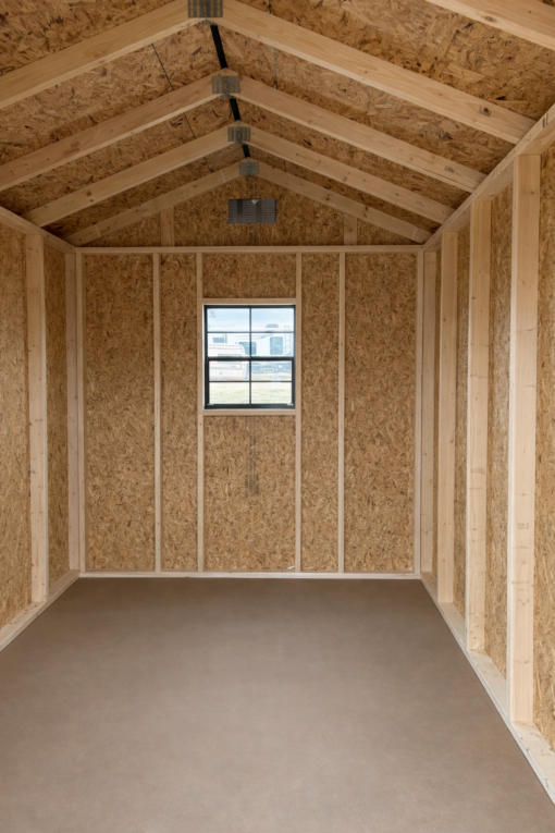 8'x12' Economy Ranch Gable Wood Shed