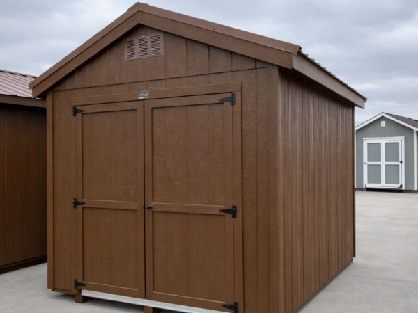 8'x12' Economy Ranch Gable Wood Shed