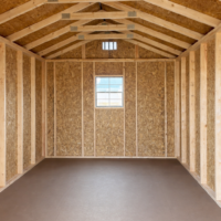 72927-1 10'x16' Economy Ranch Gable Wood Shed