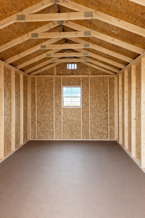 72927-1 10'x16' Economy Ranch Gable Wood Shed