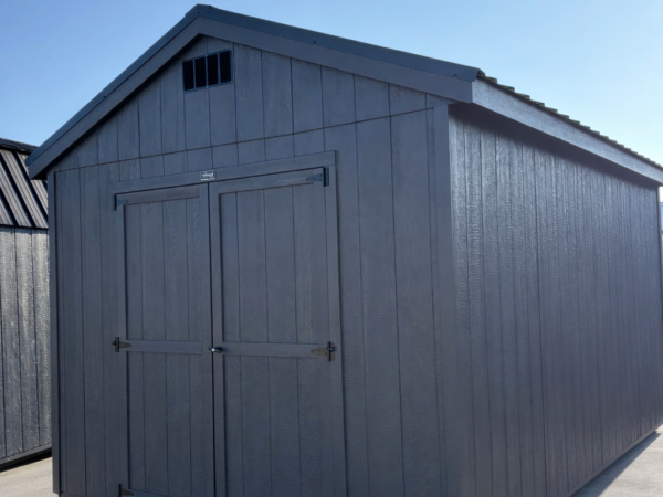 10'x16' Economy Ranch Gable Wood Shed