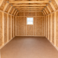 10'x16' Economy High Barn Wood Shed