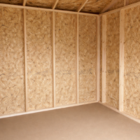 10'x12' Economy Ranch Gable Wood Shed