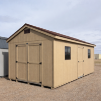 10'x20' Economy Ranch Gable Wood Shed