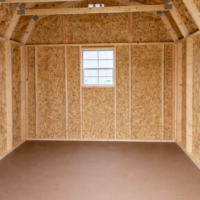 10'x12' Economy High Barn Style Wood Shed