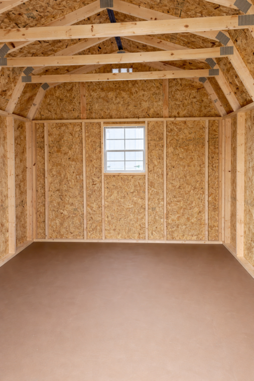 10'x12' Economy High Barn Style Wood Shed