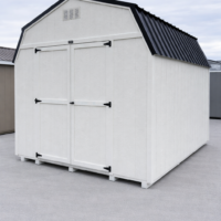 10'x12' Economy High Barn Style Wood Shed