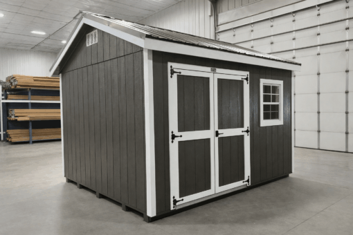 10'x12' Ranch Gable Wood Panel Shed