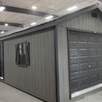 14'x32' Ranch Gable Wood Panel Garage