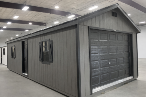 14'x32' Ranch Gable Wood Panel Garage