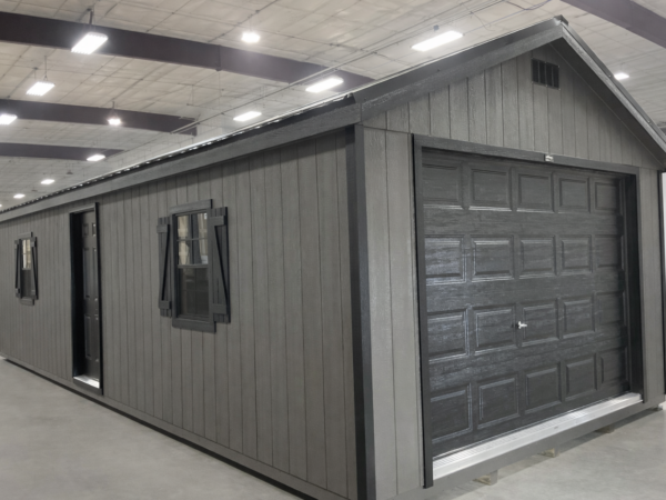 14'x32' Ranch Gable Wood Panel Garage