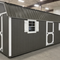 12'x24' High Barn Wood Panel Shed