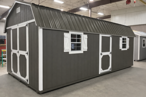 12'x24' High Barn Wood Panel Shed