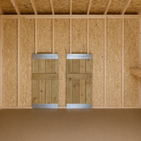 10'x12' Ranch Gable Wood Panel Shed