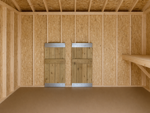 10'x12' Ranch Gable Wood Panel Shed