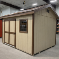10'x12' Ranch Gable Wood Panel Shed