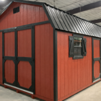 12'x20' High Barn Wood Panel Shed