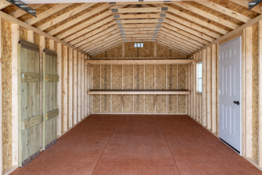12'x28' Ranch Gable Wood Panel Garage