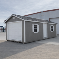 12'x28' Ranch Gable Wood Panel Garage