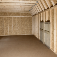 12'x20' High Barn Wood Panel Shed