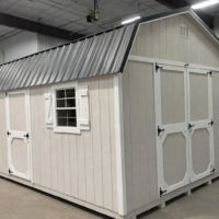 12'x20' High Barn Wood Panel Shed
