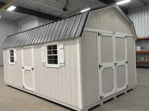 12'x20' High Barn Wood Panel Shed
