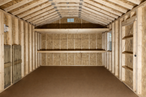 12'x20' Ranch Gable Wood Panel Shed