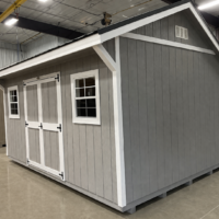 12'x16' Quaker Gable Wood Panel Shed