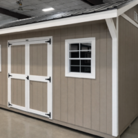 12'x16' Quaker Gable Wood Panel Shed