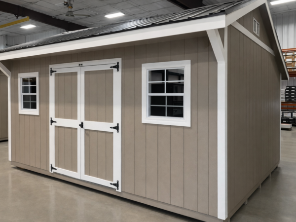 12'x16' Quaker Gable Wood Panel Shed