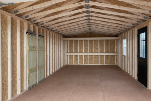 14'x32' Ranch Gable Wood Panel Garage