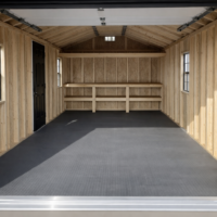 12'x24' Ranch Gable Wood Panel Garage