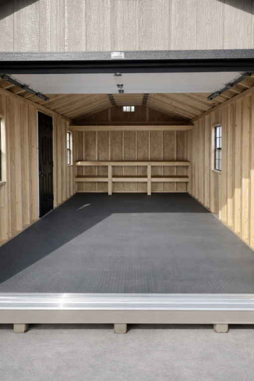 12'x24' Ranch Gable Wood Panel Garage