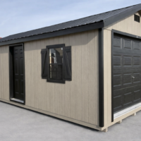 12'x24' Ranch Gable Wood Panel Garage