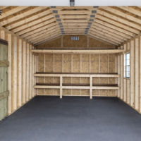 12'x24' Ranch Gable Wood Panel Garage