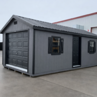 12'x24' Ranch Gable Wood Panel Garage