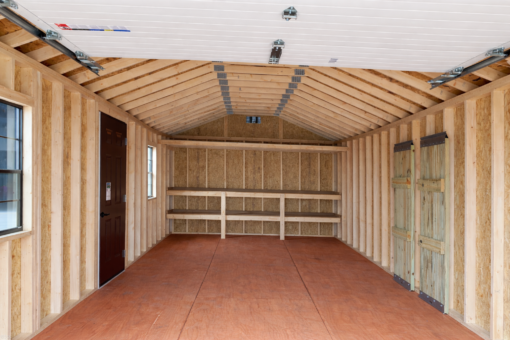 12'x28' Ranch Gable Wood Panel Garage