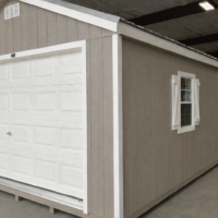 14'x32' Ranch Gable Wood Panel Garage